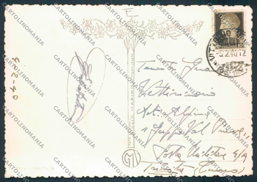 Treviso Vittorio Veneto Foto FG cartolina MV5004 – retro