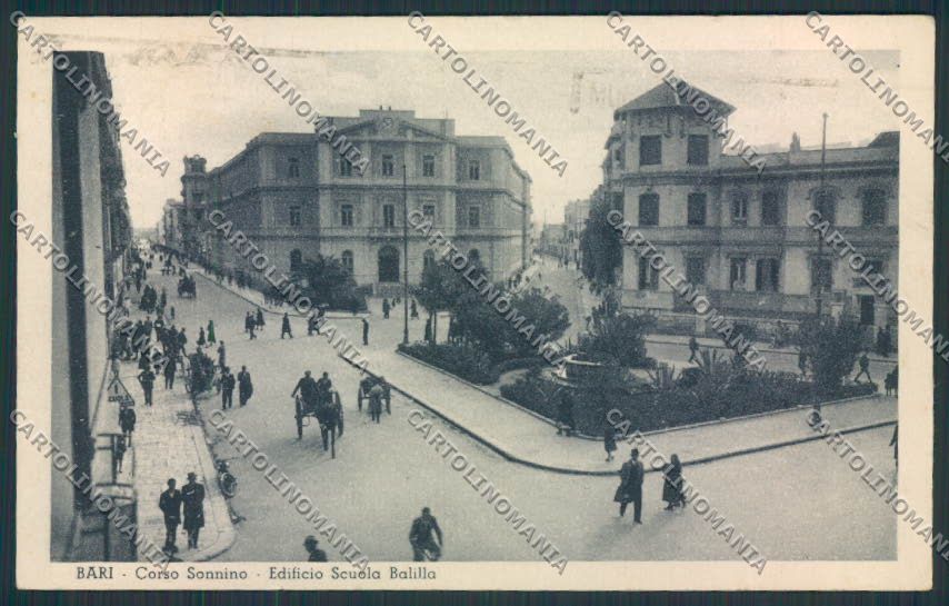Bari Città Scuola Balilla cartolina MV5067 – fronte