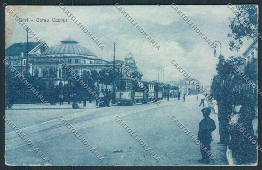 Bari Città Tram REINCOLLATA cartolina MV5076 – fronte