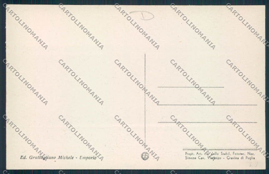 Bari Conversano cartolina MV5097 – retro