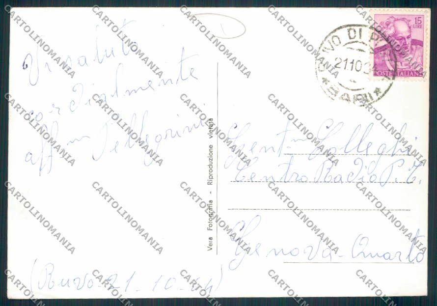 Bari Ruvo di Puglia Foto FG cartolina MV5139 – retro