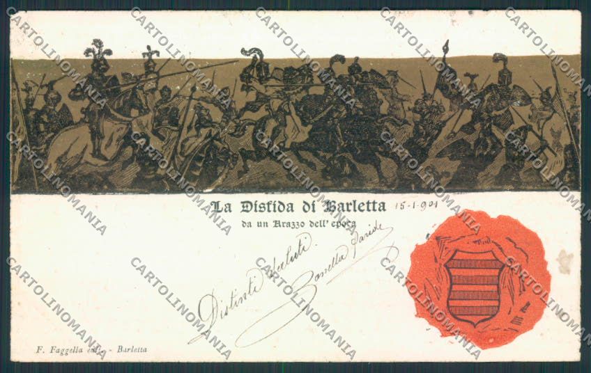 Bari Barletta Disfida cartolina MV5159 – fronte