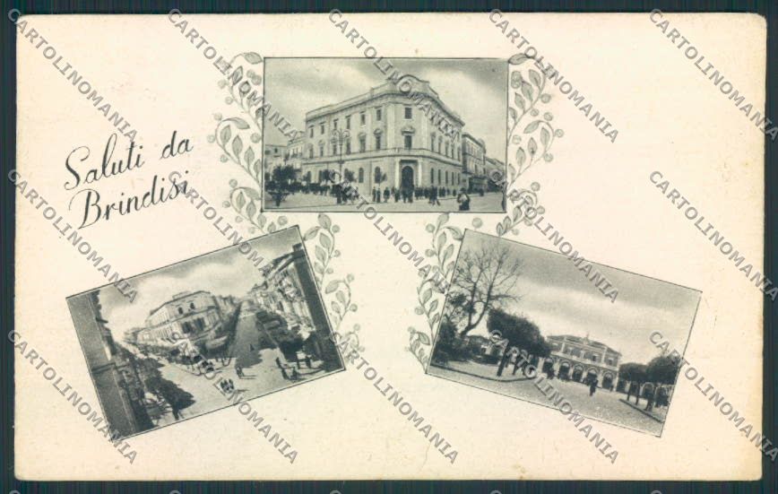 Brindisi Città Saluti da cartolina MV5181 – fronte