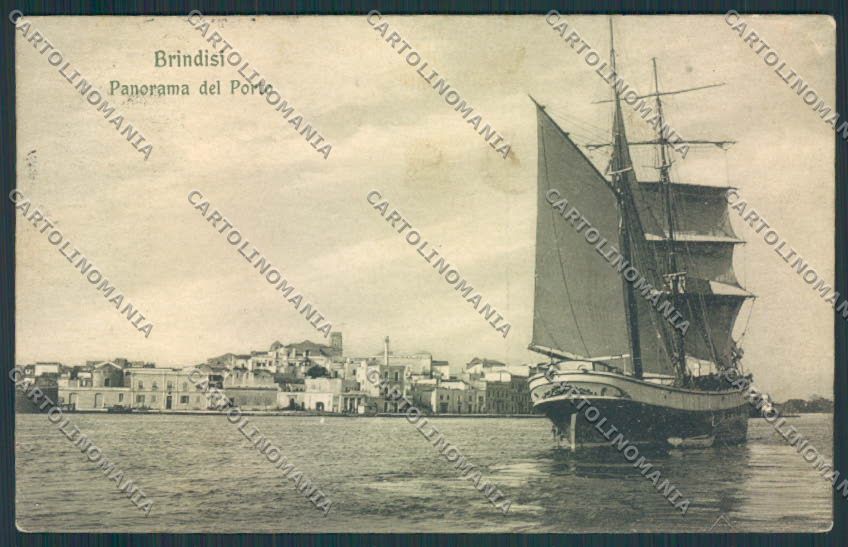 Brindisi Città Veliero cartolina MV5187 – fronte