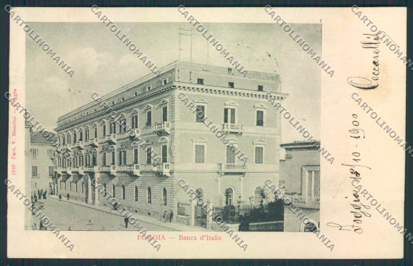 Foggia Città Banca cartolina MV5278 – fronte