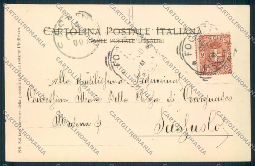 Foggia Città Banca cartolina MV5278 – retro