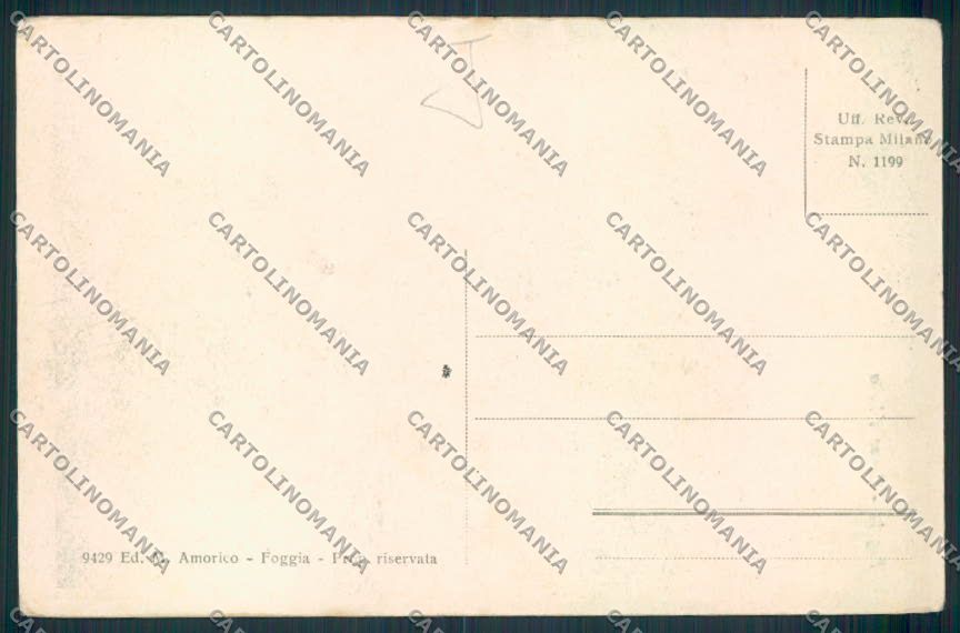 Foggia Città Banca cartolina MV5294 – retro