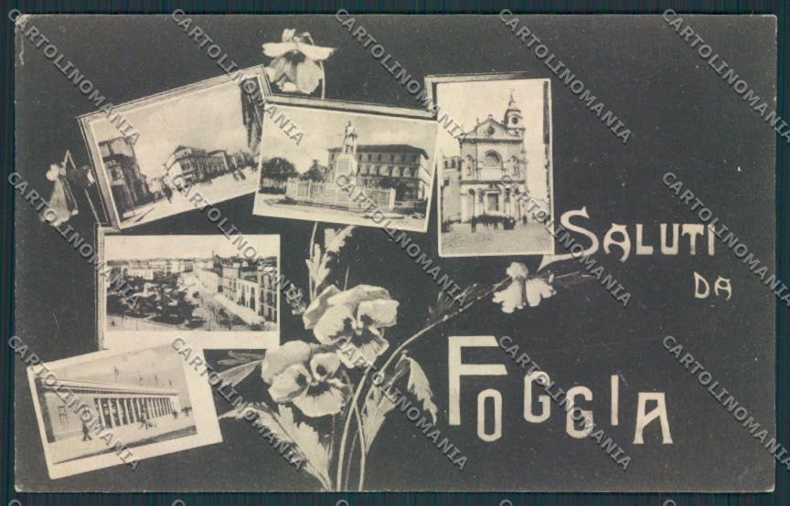 Foggia Città Saluti da cartolina MV5296 – fronte