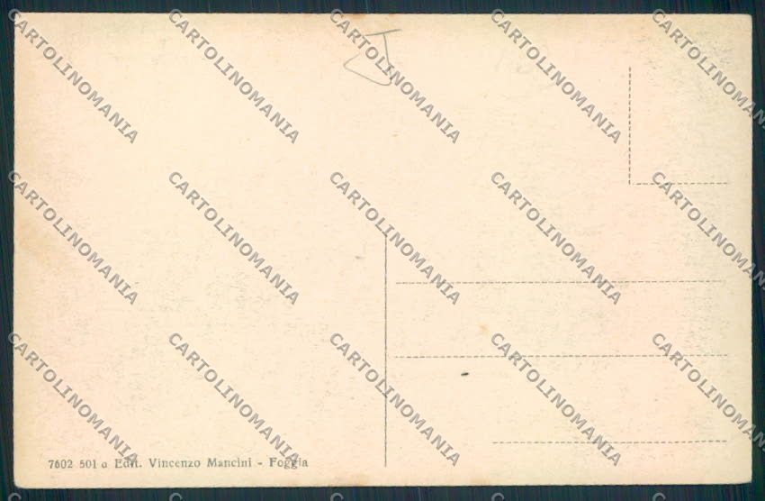Foggia Città cartolina MV5302 – retro