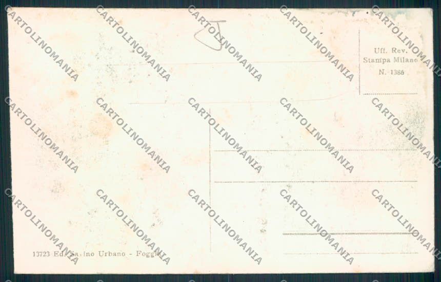 Foggia Città cartolina MV5305 – retro
