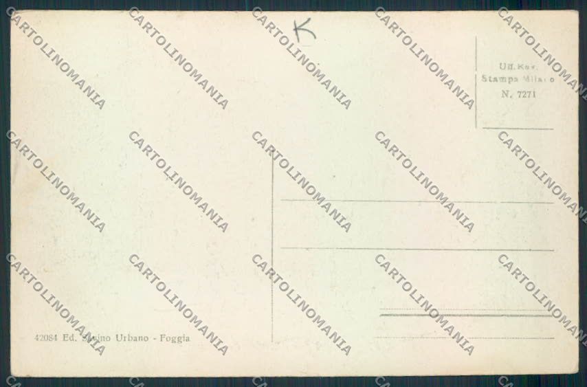 Foggia Città Stazione cartolina MV5309 – retro