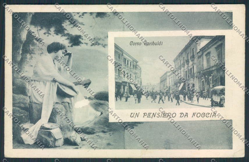 Foggia Città PIEGHINA cartolina MV5311 – fronte