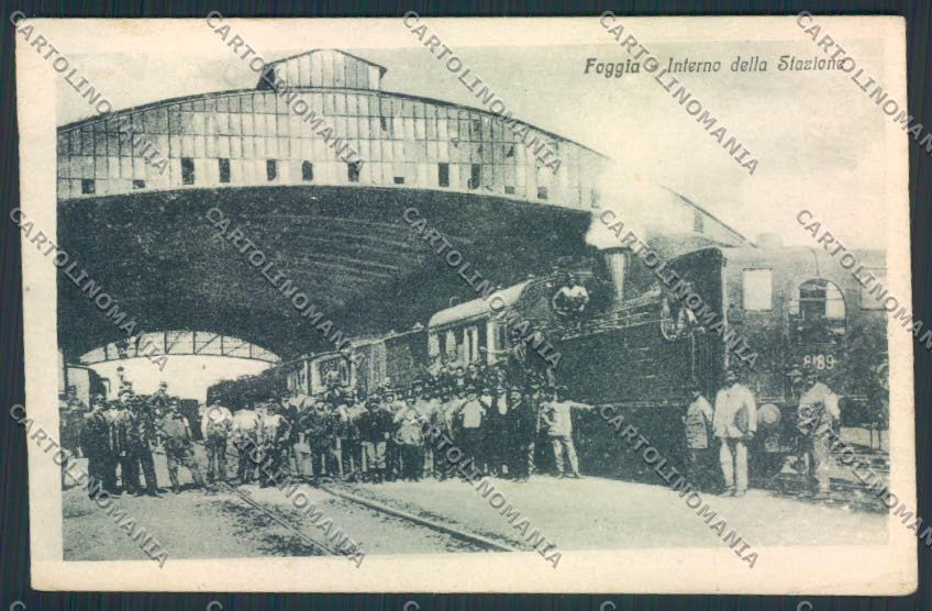 Foggia Città Stazione Treno cartolina MV5320 – fronte