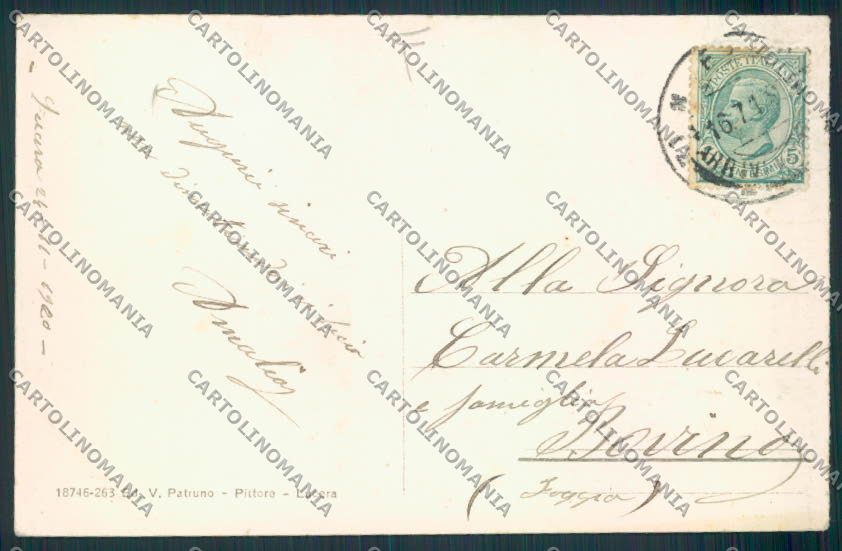 Foggia Lucera Saluti da cartolina MV5338 – retro