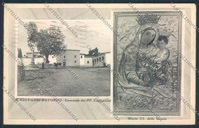 Foggia San Giovanni Rotondo PIEGHINA cartolina MV5345 – fronte