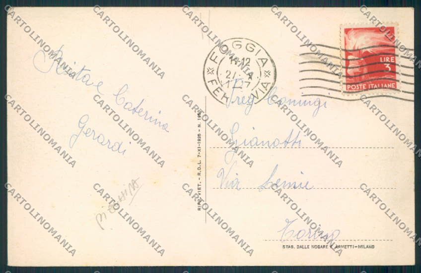 Foggia San Giovanni Rotondo PIEGHINA cartolina MV5345 – retro
