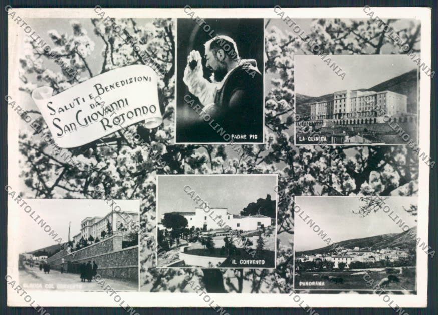 Foggia San Giovanni Rotondo Padre Pio Foto FG cartolina MV5367 – fronte