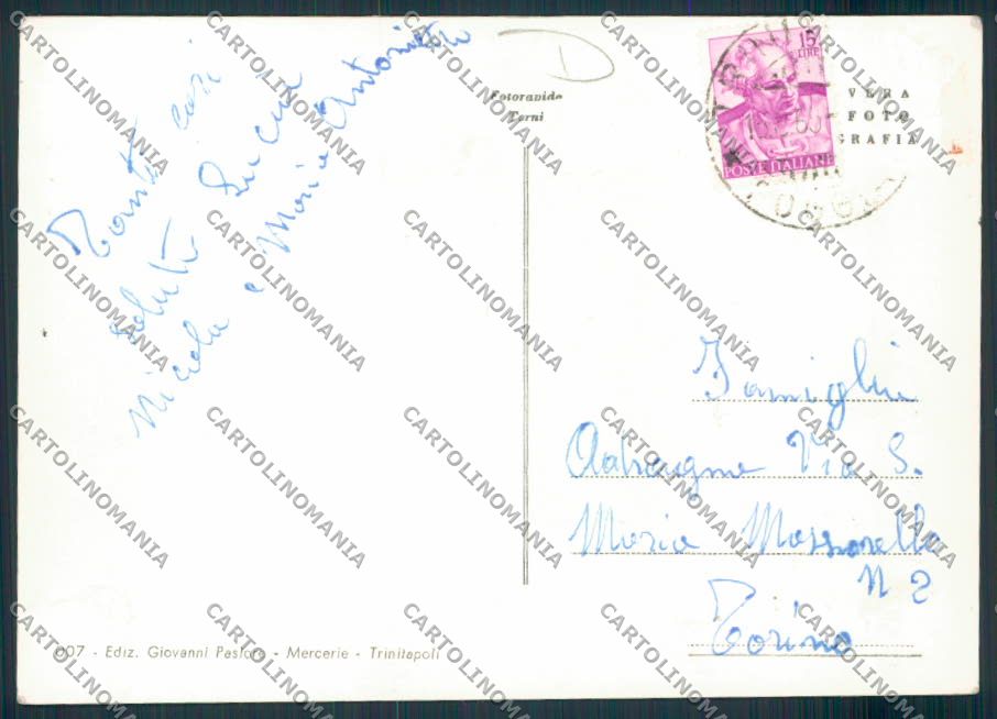 Foggia Trinitapoli Foto FG cartolina MV5386 – retro