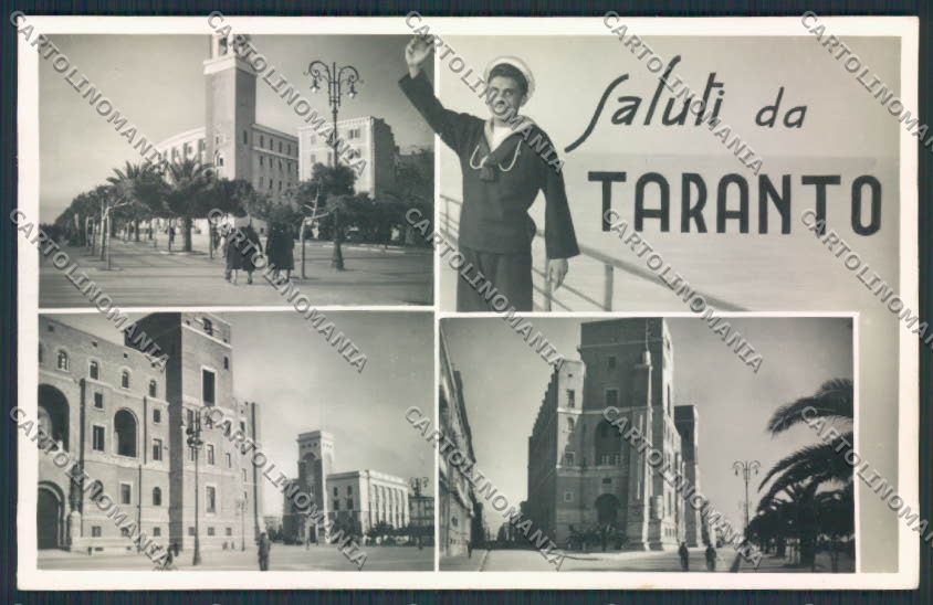Taranto Città Saluti da Marinaio Foto cartolina MV5525 – fronte