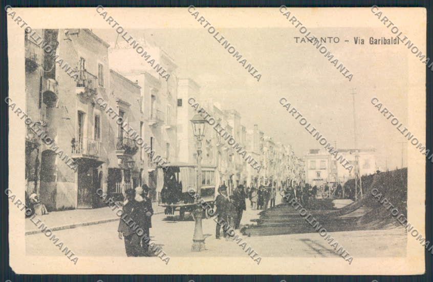 Taranto Città PIEGHINE cartolina MV5532 – fronte