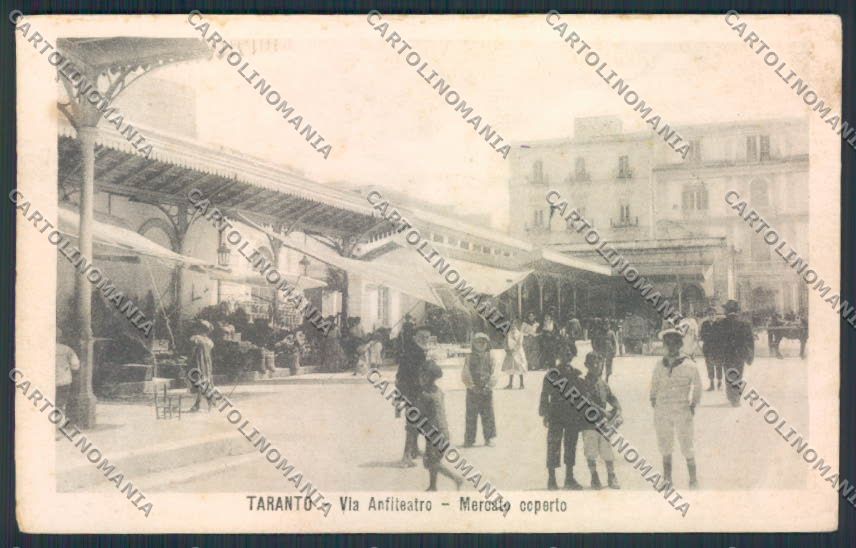 Taranto Città Mercato cartolina MV5535 – fronte