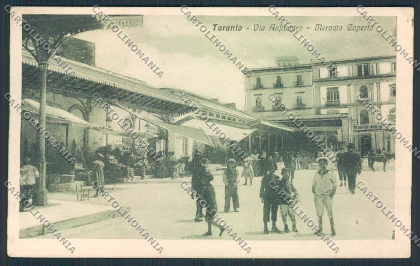 Taranto Città Mercato cartolina MV5536 – fronte