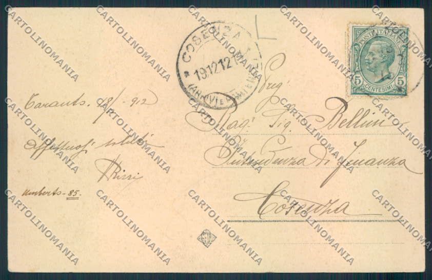 Taranto Città LATO SCOLLATO cartolina MV5544 – retro