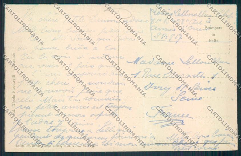 Taranto Città SCOLLATA cartolina MV5552 – retro