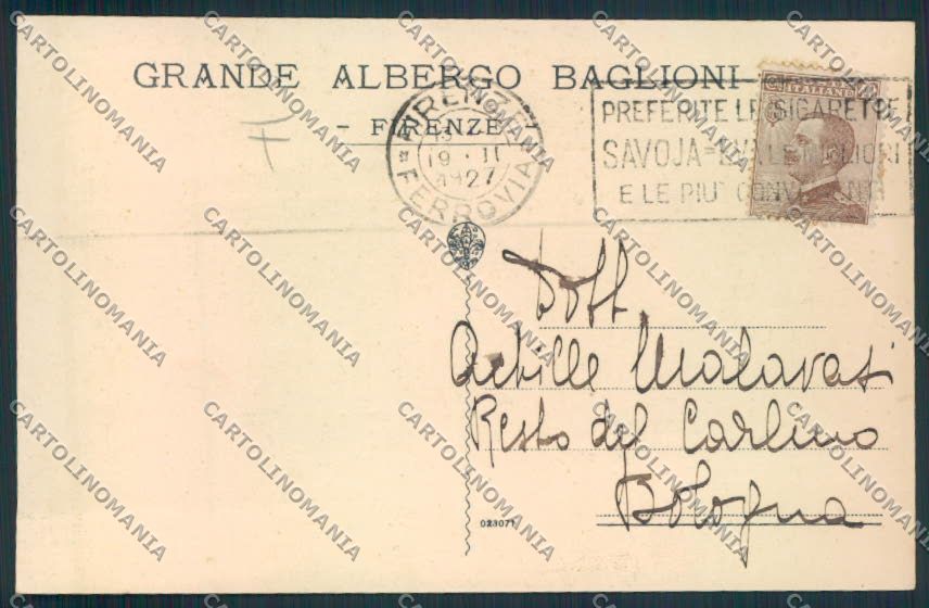 Firenze Città cartolina MV5598 – retro