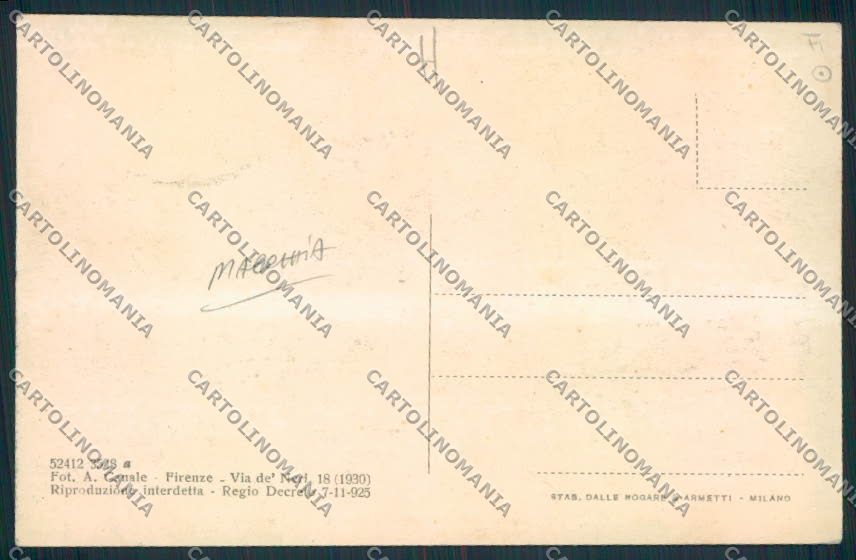 Firenze Galluzzo MACCHIA cartolina MV5641 – retro