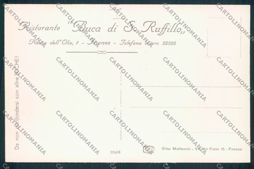 Firenze Città cartolina MV5664 – retro