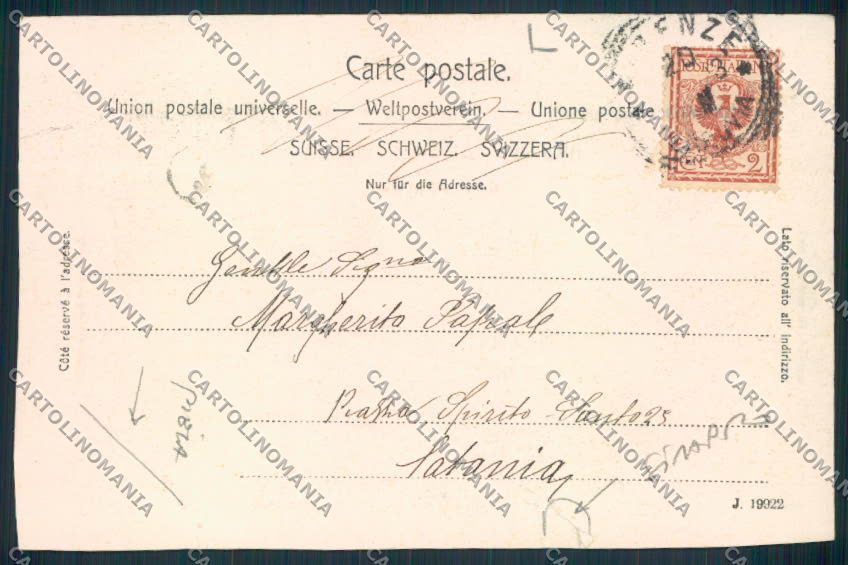 Firenze Giornale PIEGA STRAPPO cartolina MV5702 – retro