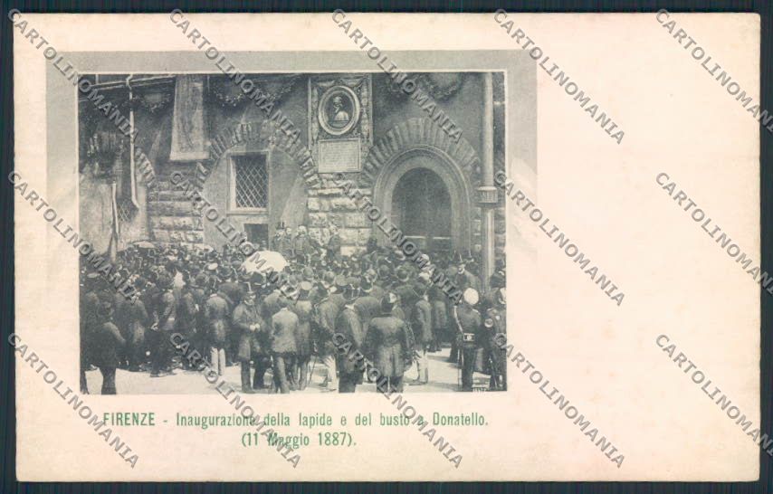 Firenze Città Inaugurazione 1887 cartolina MV5704 – fronte