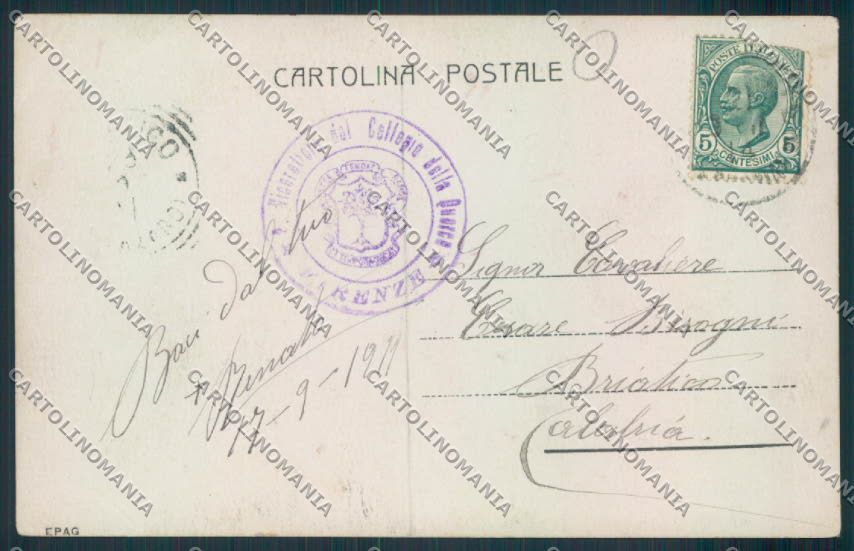 Firenze Concorso Ginnico Sport Foto cartolina MV5713 – retro
