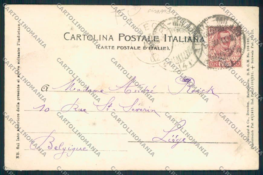 Firenze Città Rilievo STRAPPINO cartolina MV5729 – retro