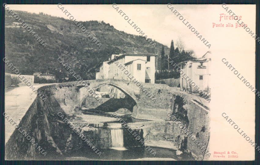 Firenze Ponte alla Badia cartolina MV5734 – fronte