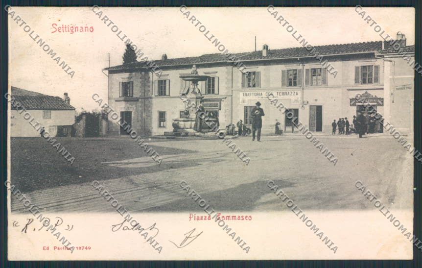 Firenze Settignano IN PARTE SCOLLATA cartolina MV5739 – fronte
