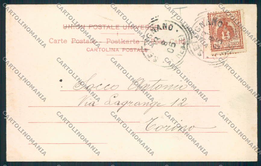 Firenze Settignano IN PARTE SCOLLATA cartolina MV5739 – retro
