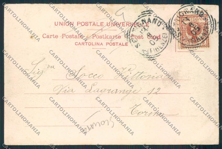 Firenze Settignano SCOLLATA cartolina MV5741 – retro