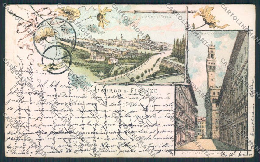 Firenze Città Gruss cartolina MV5751 – fronte