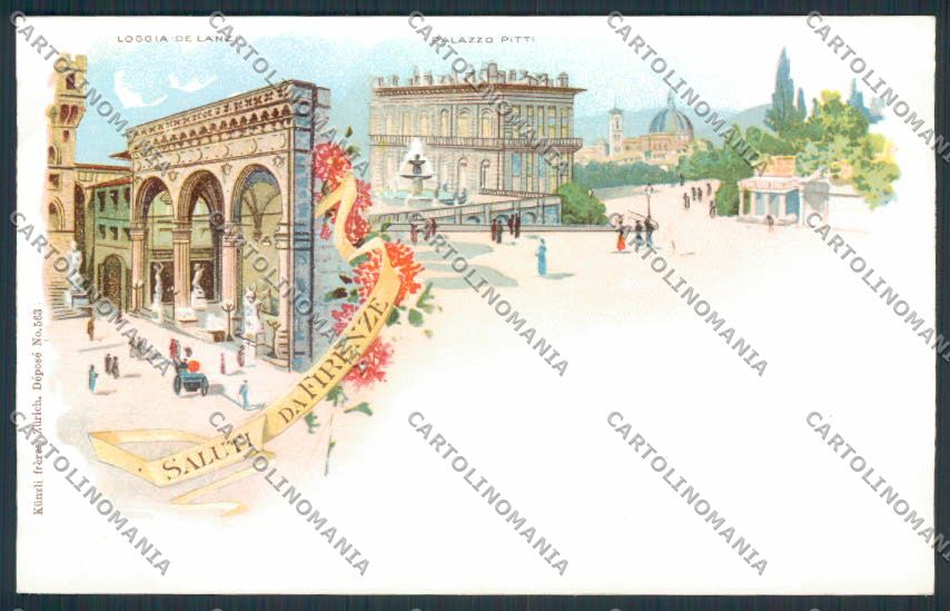 Firenze Città Gruss cartolina MV5764 – fronte