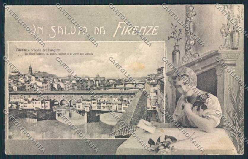 Firenze Città Saluti da cartolina MV5771 – fronte