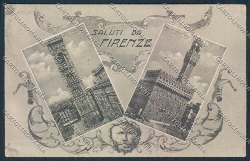 Firenze Città Saluti da cartolina MV5777 – fronte
