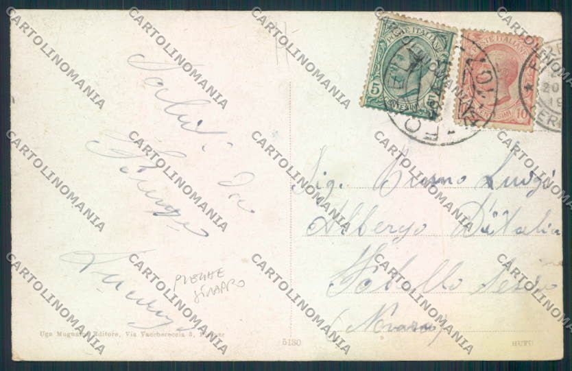Firenze Saluti PIEGHE STRAPPO cartolina MV5781 – retro