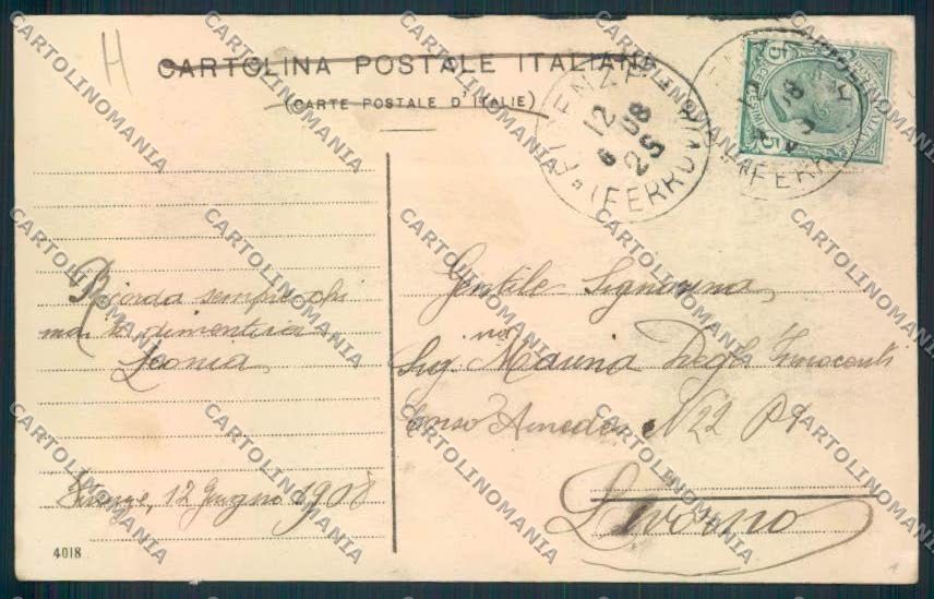 Firenze Città Saluti da cartolina MV5783 – retro
