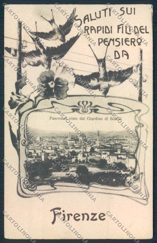 Firenze Città Saluti da cartolina MV5784 – fronte