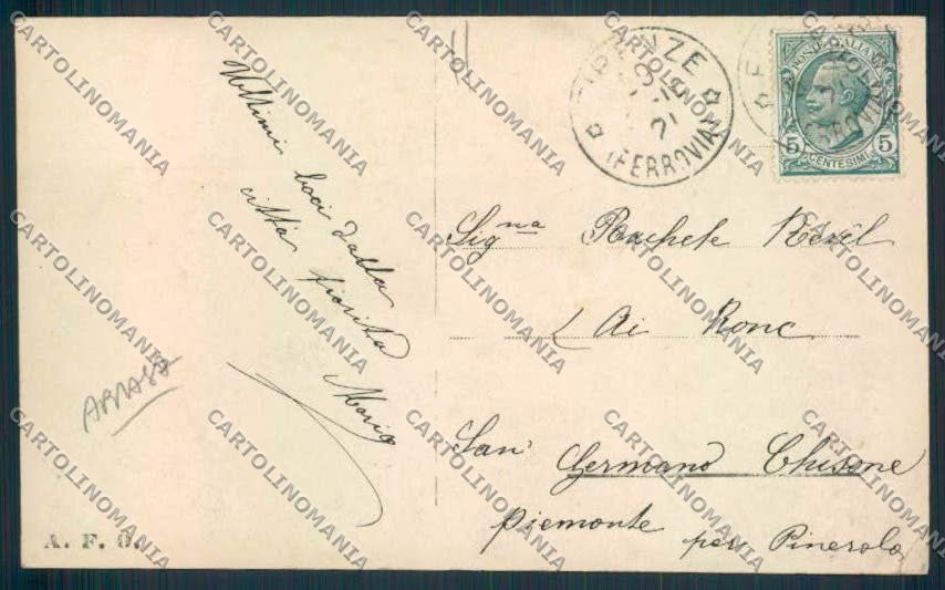 Firenze Città Saluti da Foto cartolina MV5787 – retro