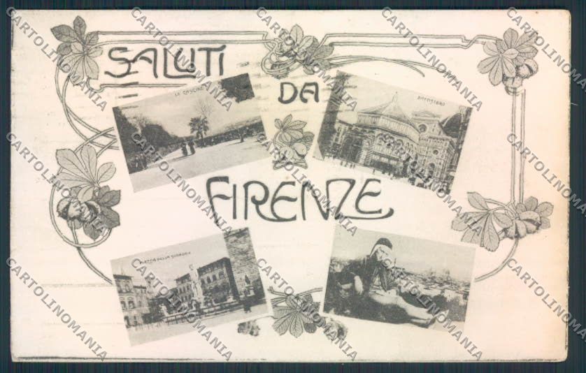 Firenze Città Saluti da cartolina MV5789 – fronte