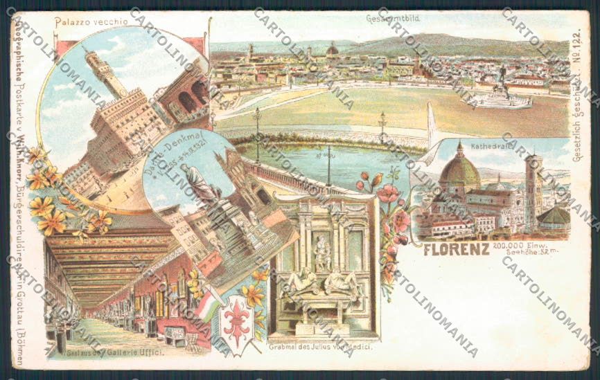 Firenze Città Gruss cartolina MV5790 – fronte