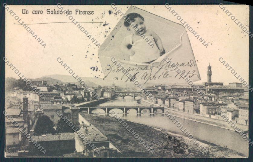 Firenze Città Saluti da cartolina MV5795 – fronte